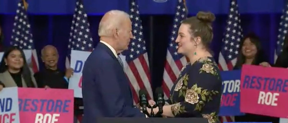 VillaviMD's tweet photo. I had the honor of introducing @POTUS today, as he spoke about supporting access to abortion and how critical showing up to Election Day is for all our futures.

Abortion is healthcare and I am proud to be able to provide it. Get out and vote! https://t.co/HBHMGxXSik