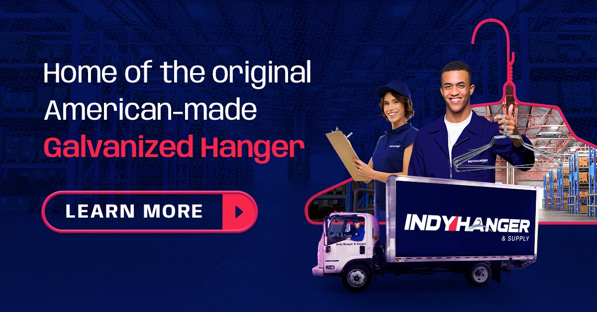 When it comes to investing in high-quality products for your facility, first is always best! #IndyHanger is home of the original American-made galvanized hanger, as well as hundreds of other premium goods. Contact us today for more information! indyhanger.com
