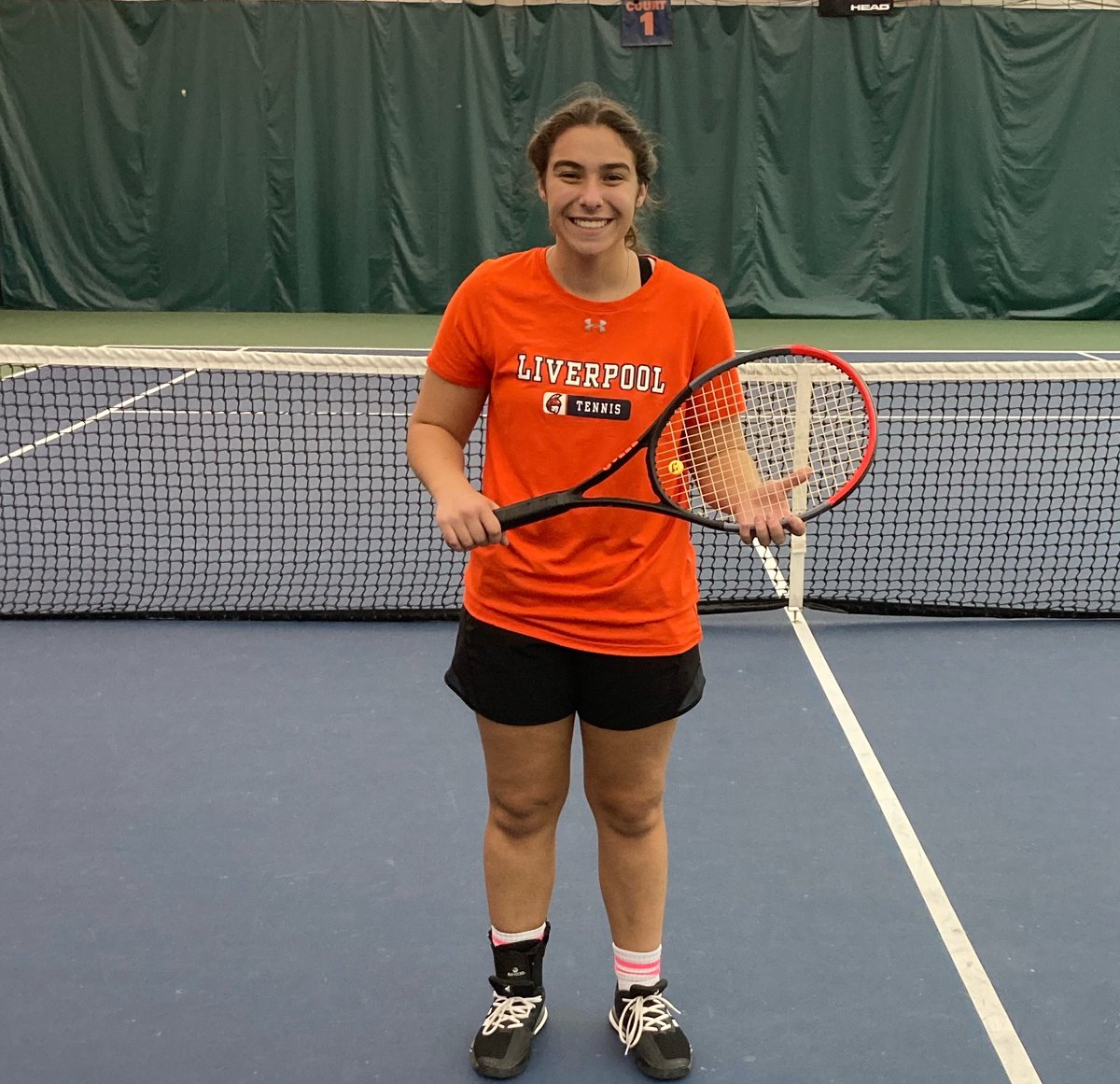 LpoolTennis's tweet photo. Congratulations to Angelica Underwood. She’ll be moving on to State Quals Semi-finals on Thursday at Drumlins. She won both matches today to keep advancing!! Way to go, Angelica! https://t.co/D1rpwZqmz9