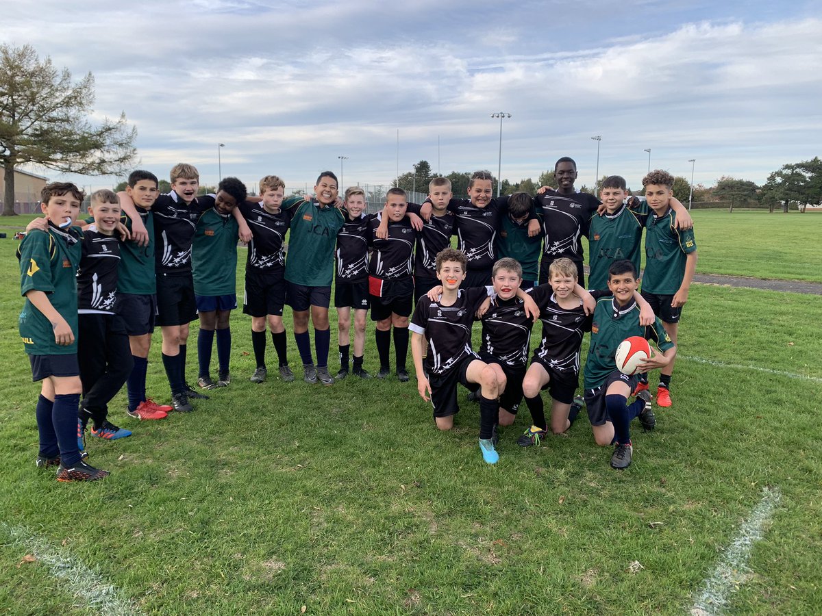 Well done to our Year 8 Rugby Team. They played some brilliant rugby during a really enjoyable game Vs @JohnCabotPE. Lots of leaning, improvement & fun! A great effort by both teams. 🙌🏻 🏉 @HanhamWoods @Cabotfederation