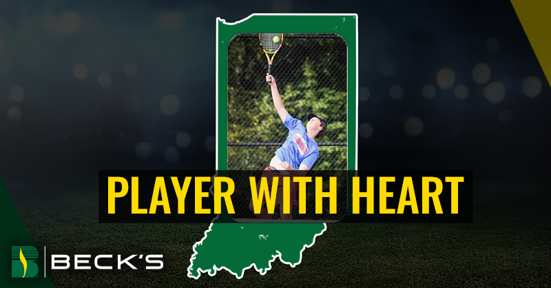 brownfield's tweet photo. @BecksHybrids congratulates this week's Player With Heart, Caleb Evans for his commitment and passion on the court and beyond! To learn more listen to Caleb's full interview.