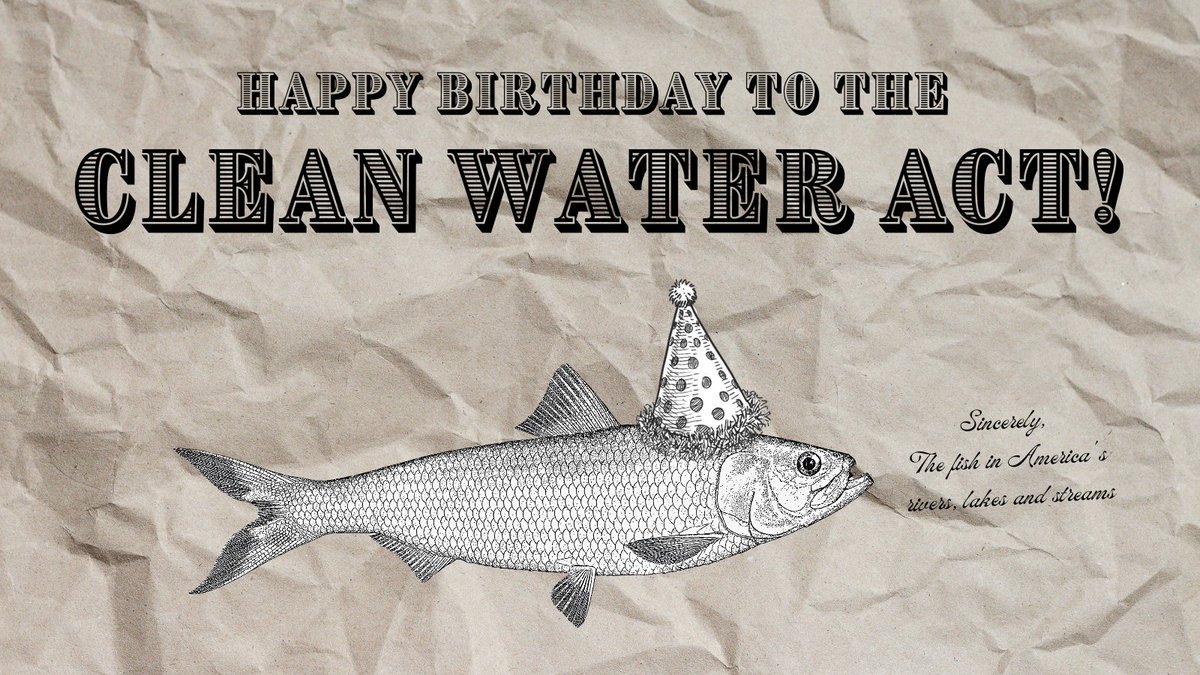 Protecting our water is vital- this is why I urged the court earlier this year to support scientific clean water protections, & why I'm happy today to celebrate 50 years of the Clean Water Act. We must continue to #ProtectOurWaters from pollution & protect public health.