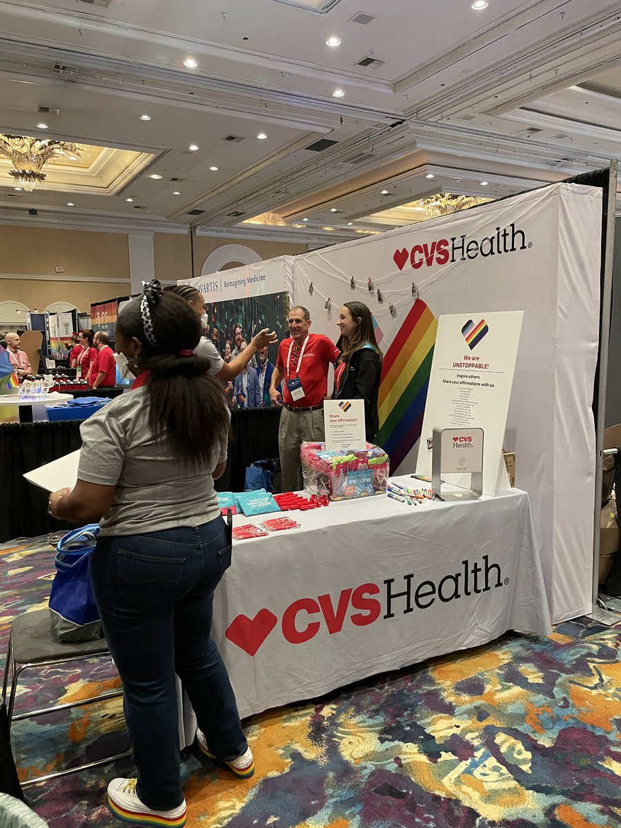 mariarucci's tweet photo. @CVSHealth is proud to sponsor the 2022 @OutandEqual Workplace Summit in Vegas this week! #oesummit2022 #unstoppable #teamcvs #oneandother #pride #loveislove https://t.co/sf6OSta3RR