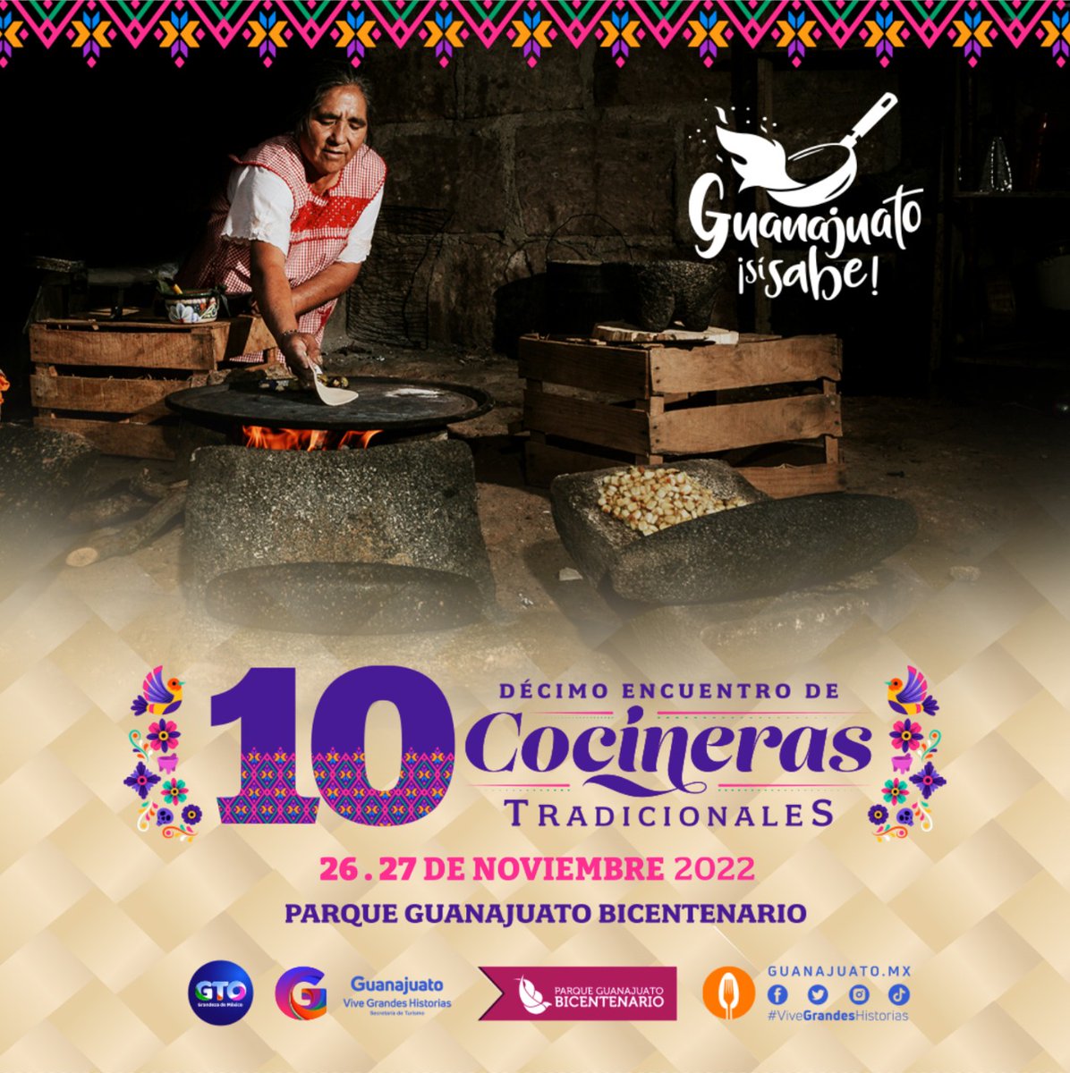 Del 26 al 27 de noviembre, se realizará en el Parque Guanajuato Bicentenario el 10mo Encuentro de Cocineras Tradicionales, acude y conoce todos los increíbles sabores que #Guanajuato tiene para ti. 

#trendstur #tendenciasturisticas #cocinerastradicionales #Guanajuato #turismo