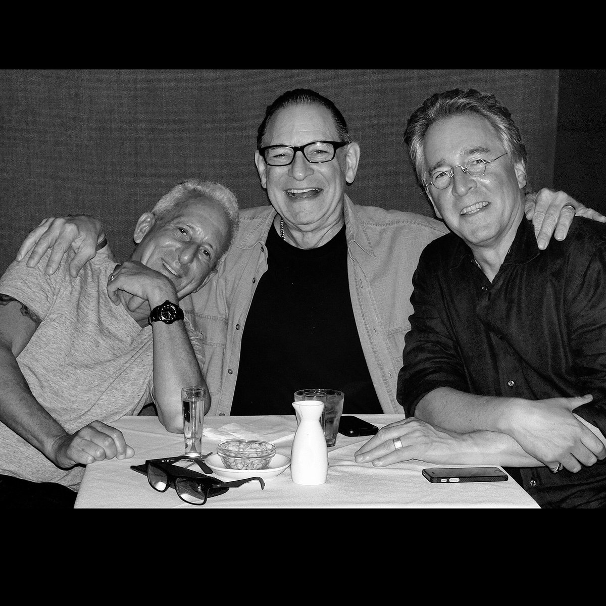 As a young comic in the 70’s I was thrilled to open for Rockabilly legend Robert Gordon &amp; we’ve been friends ever since. Here we are a few years ago with our friend John Kisch. RG passed away this morning. Sorry he wont be around for the release of his new album in Nov. RIP pal