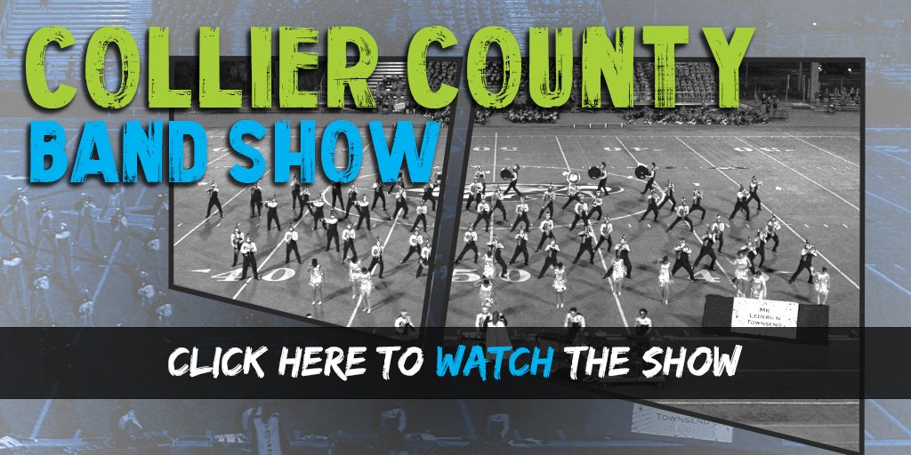 The District 22 Collier County Band Show begins in just a few hours at Barron Collier's football stadium. If you are unable to attend in person, or wish to share with those outside of the area, you may watch the event LIVE by visiting collierschools.com/educationlive. Enjoy the show!