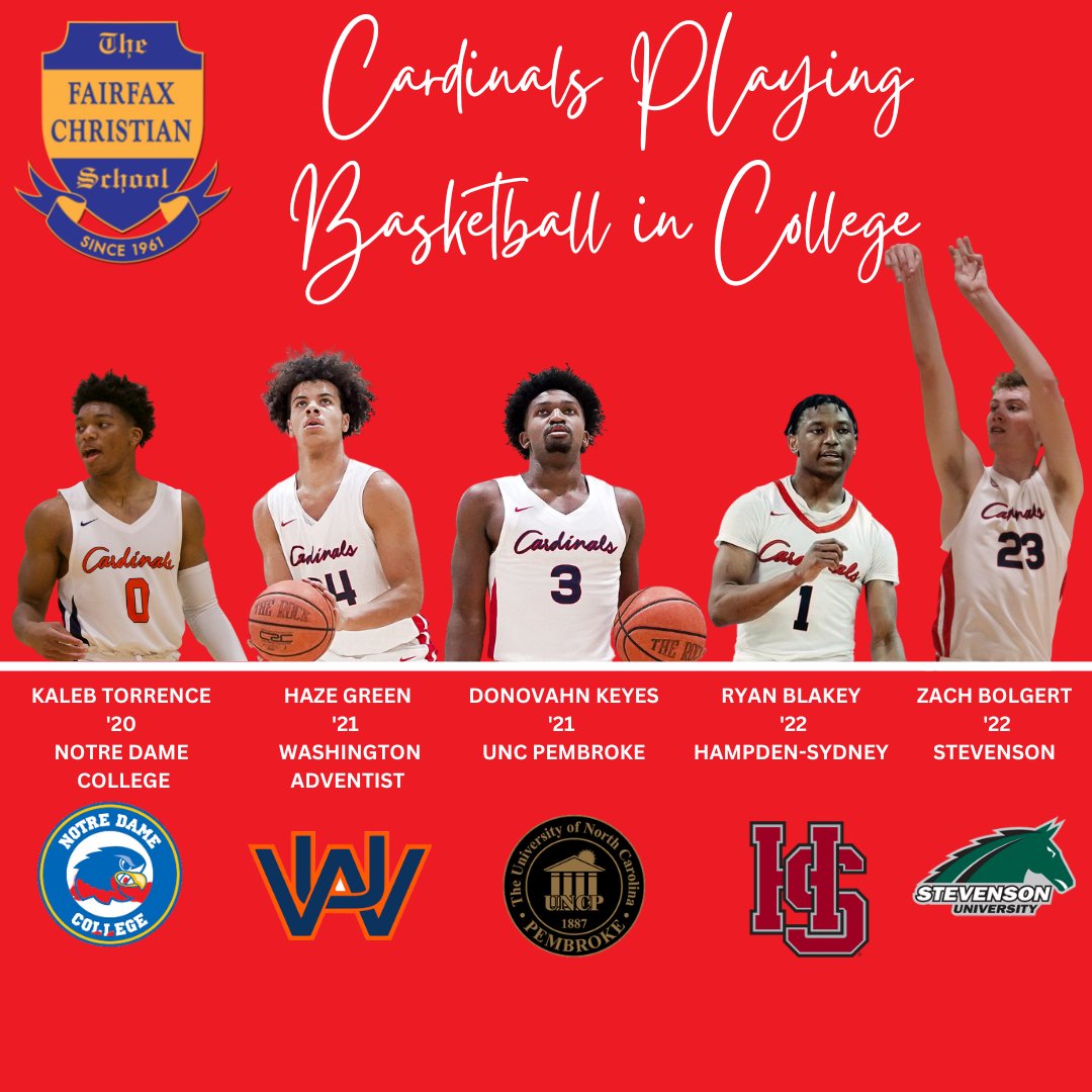 A few Cardinals start college basketball practice this week! #fcshoops #family
