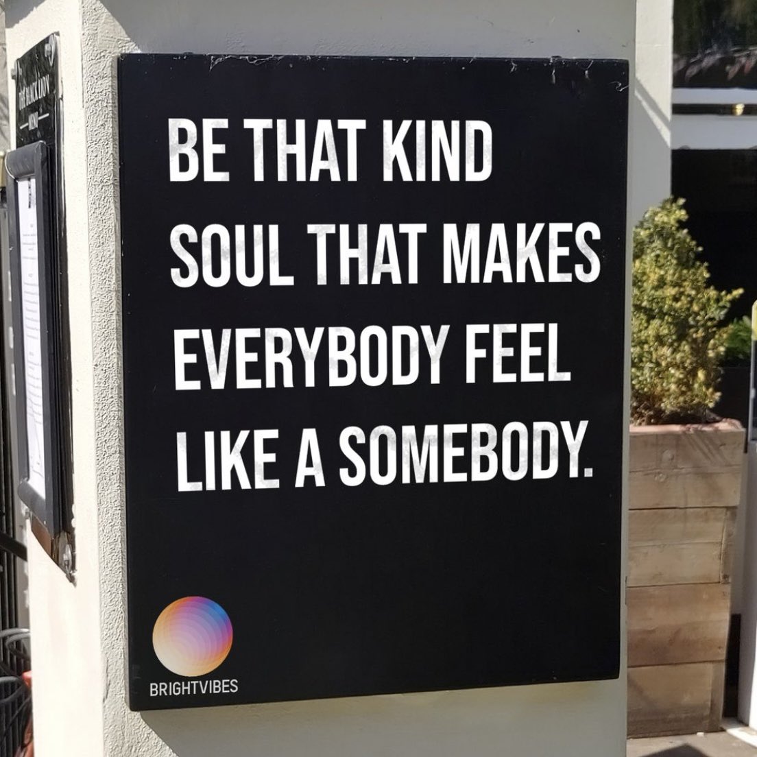 Be that kind soul that makes everybody feel like a somebody 💕

Image: <a href="/brightvibes_com/">BrightVibes</a>