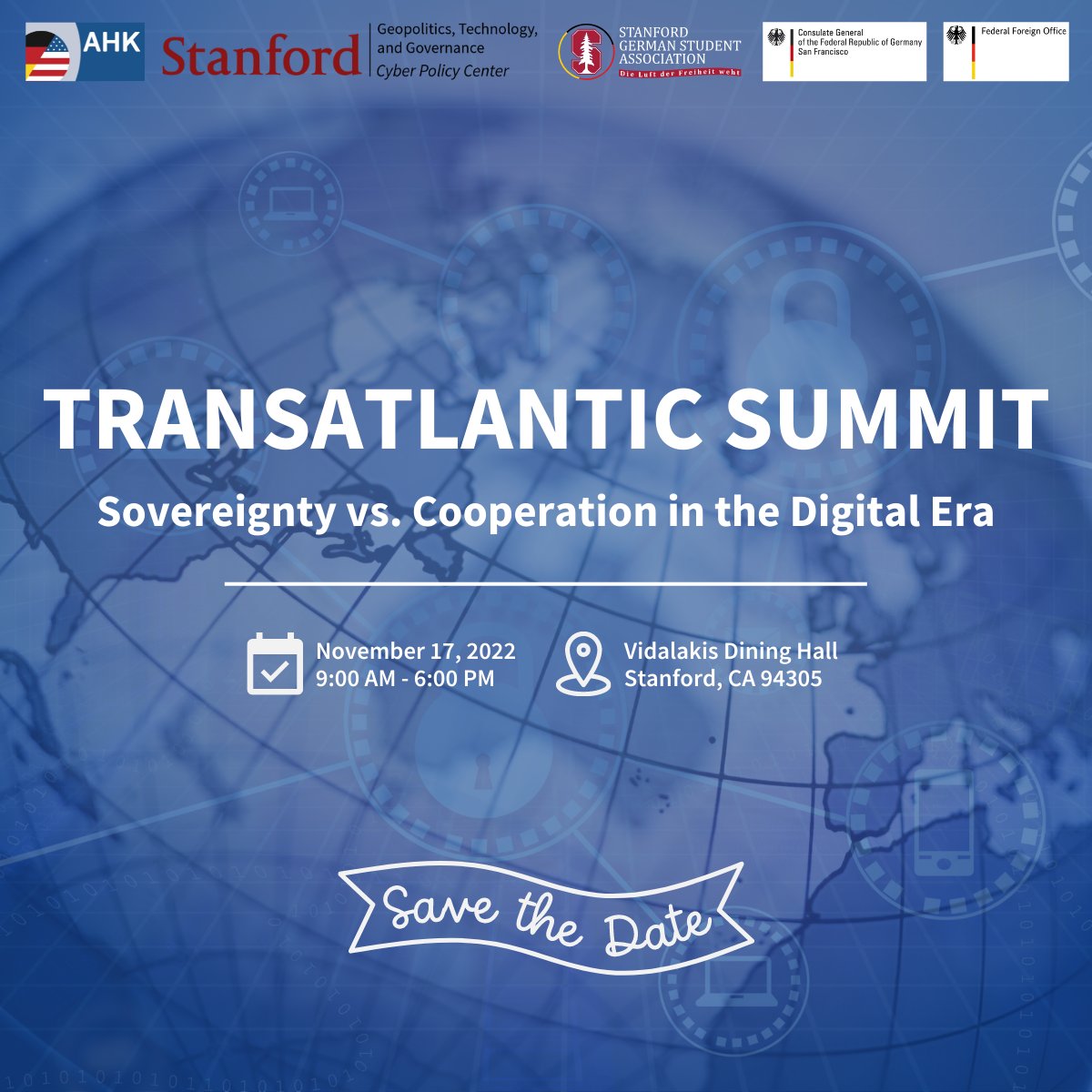 Are you interested in Digital Sovereignty, the Geopolitical Dimension of Emerging Technologies, or #Misinformation on Digital Platforms? The Transatlantic Summit 2022 will take place soon! 🔗 eventbrite.com/e/transatlanti… #transatlanticsummit2022 #geopolitics #digitalsovereignty