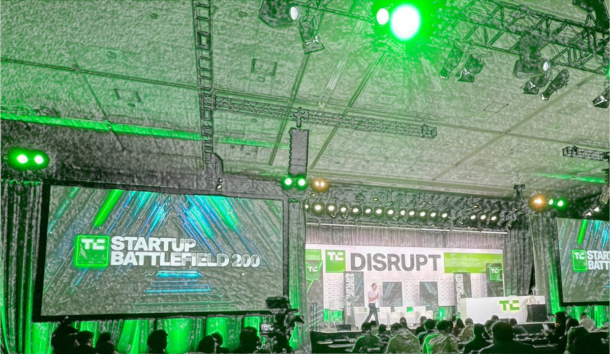 We're back in San Francisco <a href="/TechCrunch/">TechCrunch</a> #Disrupt2022 networking amongst thousands of the most motivated and ambitious #founders, #investors and #tech builders... talking about how our #AI-based active safety technology is set to disrupt #micromobility! #RideSafe <a href="/MicromobilityCo/">Micromobility</a>