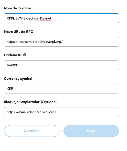 Как добавить XRP в Metamask