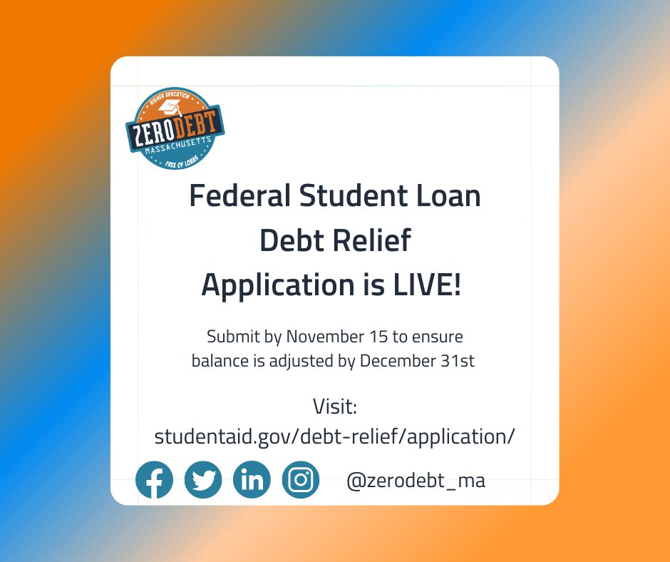 Zero Debt Massachusetts tweet media