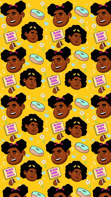 this is black joy #blacktober wallpaper series  