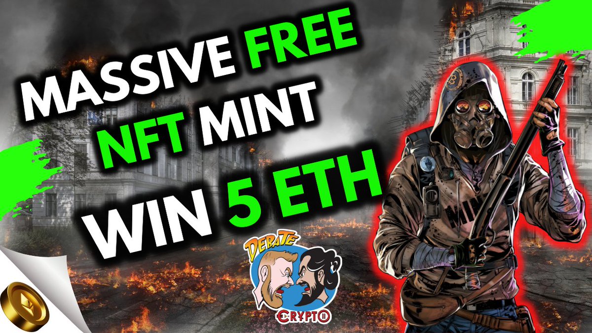DangercloseAlph's tweet photo. 🚀ENTER TO WIN UP TO 5 ETH! 
🤑DO NOT MISS THIS FREE MINT! 
 https://t.co/ywxyI3yKIh
#NFT #NFTGiveaways #FreemintWL #ETH #survive https://t.co/a4lEfCLQRT