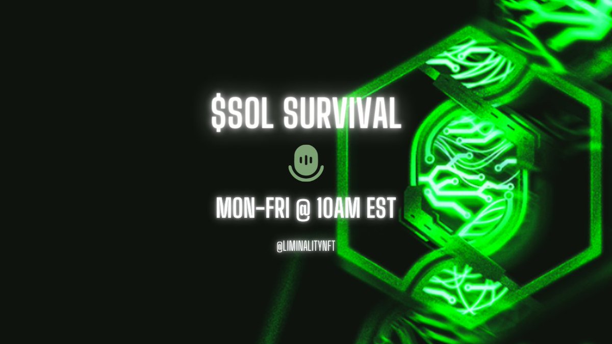Quantapesdotcom's tweet photo. $SOL SURVIVAL

Evolve or die

A new space, by the @LiminalityNFT team

Starting Wed 19th Oct @ 10AM EST

https://t.co/Zlg7oFb3VP https://t.co/1xmZYOCxMU