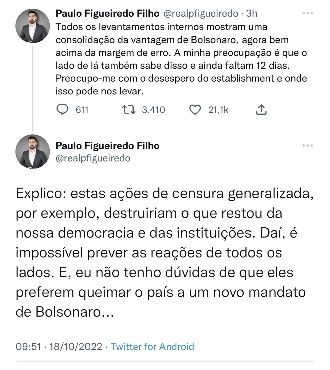 gabrielleburcci's tweet photo. Jornalistas que em cima do muro, deveriam se envergonhar do que estão fazendo com os seus pares!Ressuscitem o Jornalismo Franco!Hoje são eles, amanhã serão vocês!É assim que acontece em qualquer País onde uma Instituição rouba o poder das outras!#CensuraNao #EsquerdaCriminosa https://t.co/QD2efGsITL