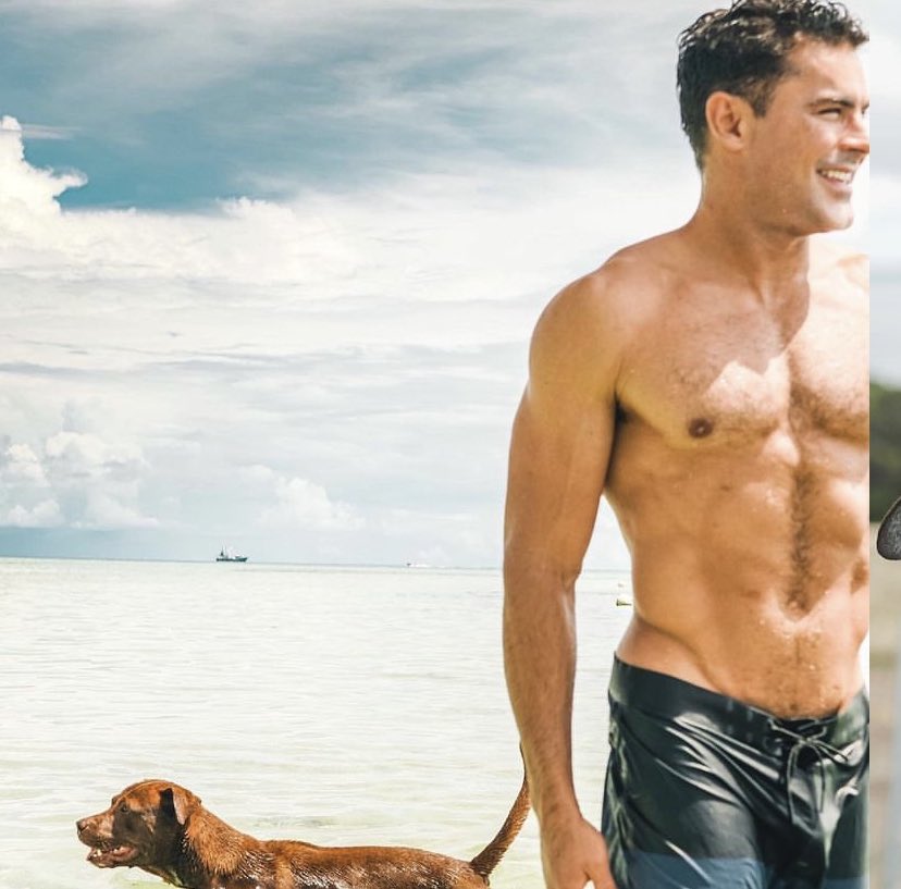 Happy 35th birthday to Zac Efron & his dog(s).  