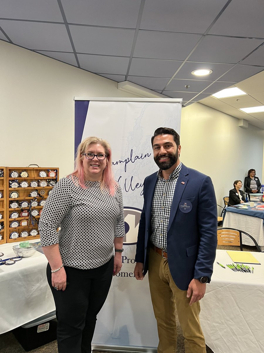 CastelliMatt's tweet photo. Grateful for the opportunity to participate in the Champlain Valley Business & Professional Women’s Club “Meet the Candidates” Forum.
Elise Stefanik was invited but failed to show. #NY21 https://t.co/c9xEjGkM3W
