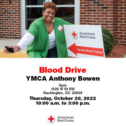 A few appointments are available!

Sign up today for the Thurs., 10/20 blood drive at Y Anthony Bowen.  Your Y is honored to continue to partner with the Red Cross to offer this service to strengthen our community.
redcrossblood.org/give.html/dona…
#ForABetterUs #SocialResponsibility