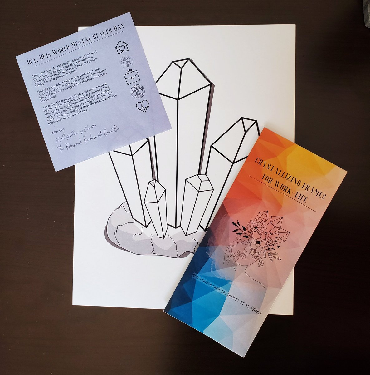 seetherrayne's tweet photo. @egerphd I adore that activity to this day! I even used it as an activity at work for world mental health day last week, and getting to do it in a new stage of life was so special. 

Anyway, all that to say that the impact that you and that class had on me is huge and never forgotten 💓 https://t.co/gN1JfSxnlH