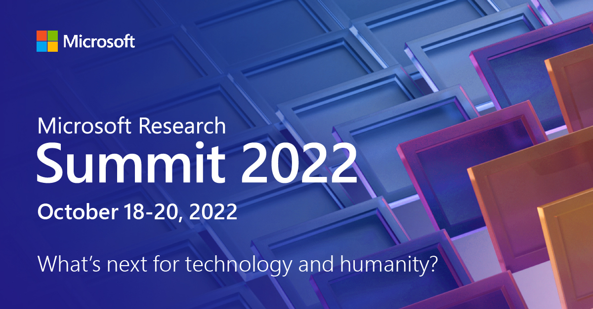 MSFTResearch's tweet photo. Join us tomorrow at #MSFTResearchSummit for Day 3 as we discuss advances that could empower people in new ways and positively impact our world: https://t.co/3JMe1l436A