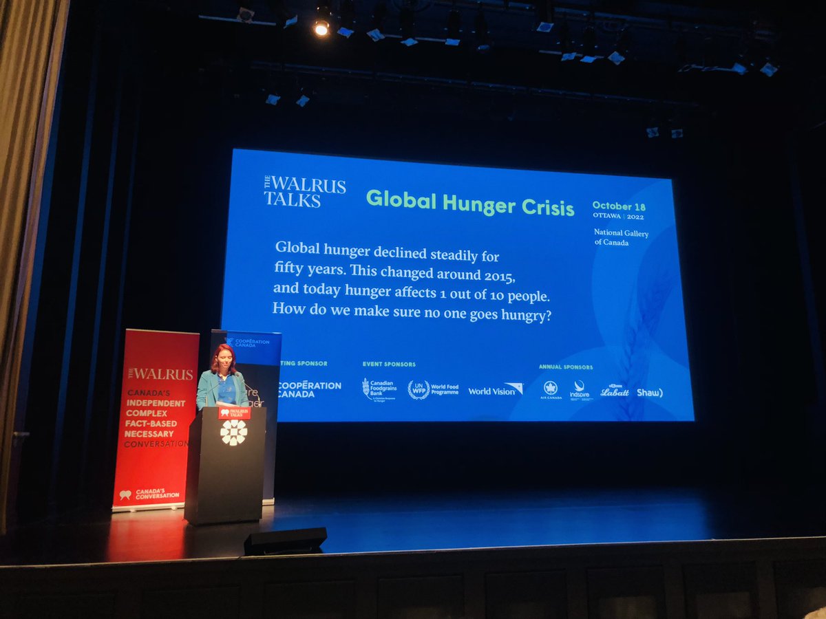 AnjumSultana's tweet photo. Looking forward to tonight’s @thewalrus talk about the #GlobalHungerCrisis via @cooperation_ca’s #FuturesFestival.
We have enough food in the world.
Yet, right now, one person dies of hunger every 4 seconds.
This is unacceptable.
#StopTheSetback https://t.co/rfCTY7mbkn