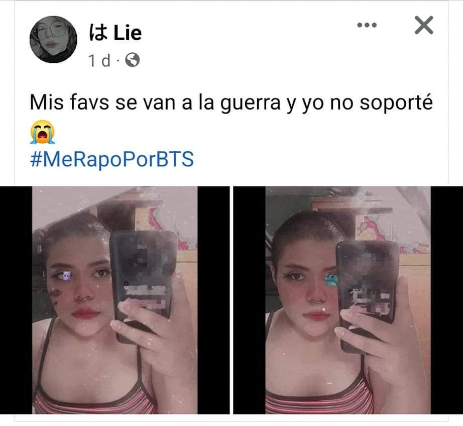 BTS se irá al servicio militar y fans se rapan la cabeza en apoyo 