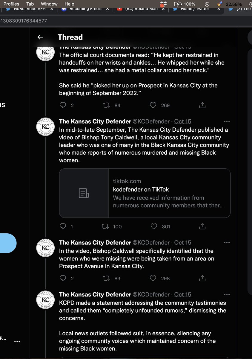 MONTYOG's tweet image. #LitThread  #LitString Missing Black Women in KC
