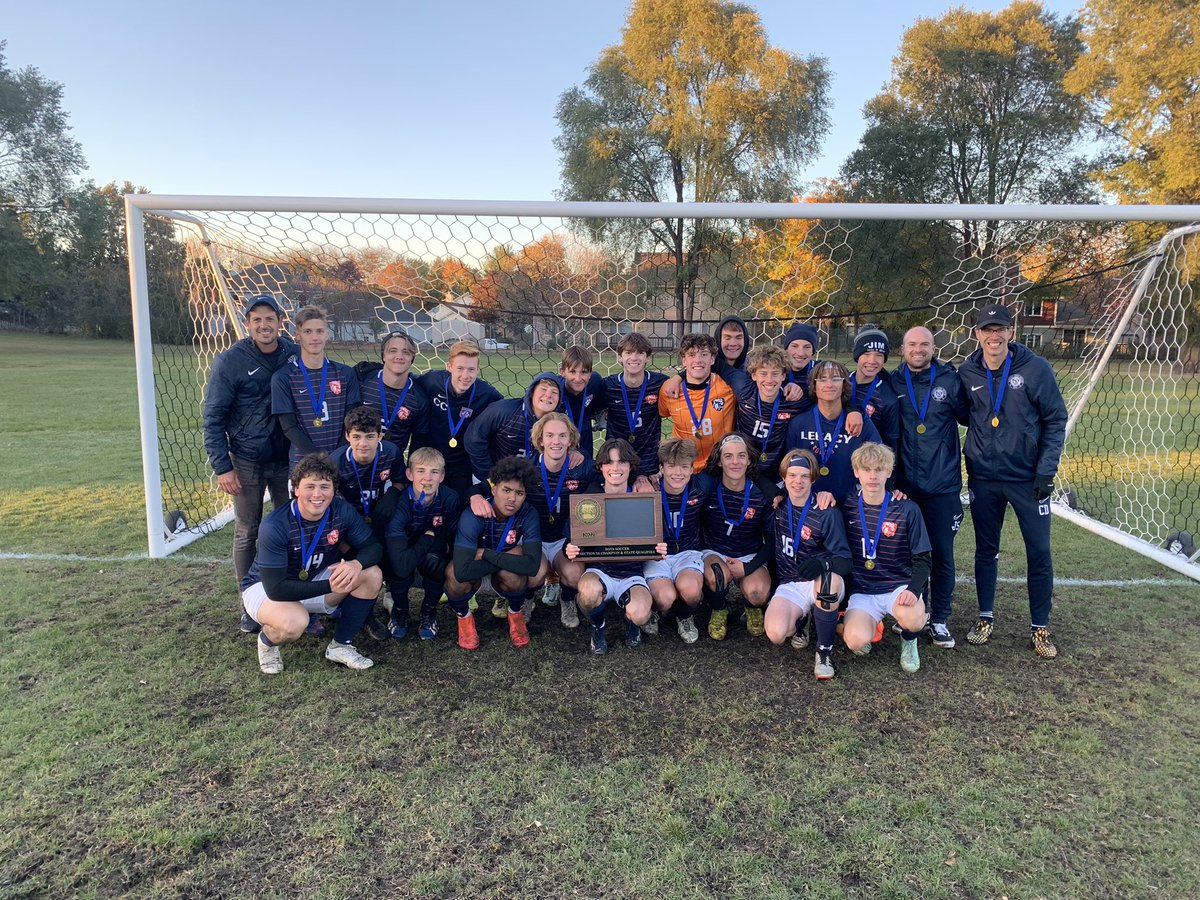 nebellefeuille's tweet photo. For the first time since 2005 your @Legacy_MN Lions Boys Soccer team is headed to state! Congratulations to the 7A Section Champions! #BuildThePride https://t.co/uDXINzZLGv