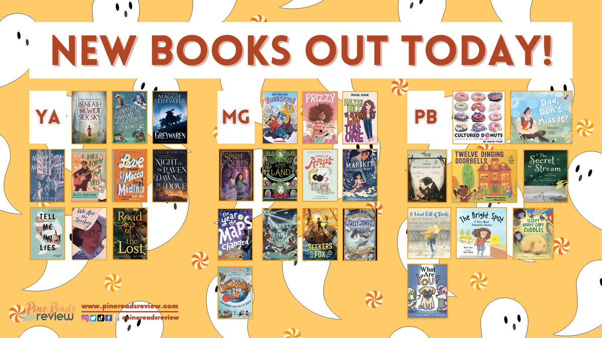 We’re in good “spirits” with all of these new releases out today! To check out a full list of these books, click the link: bit.ly/3rtiR9P  🤍🧡 (1/)