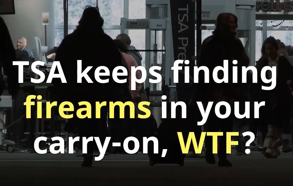 burgessct's tweet photo. ICYMI 📢💥 My thoughts re guns on planes for @securelytravel
"Who is trying to bring firearms onto flights in the United States – apparently thousands of you."
@FBI @TSA #AirTravel #Travel #SecurelyTravel https://t.co/pvUwJyZNon