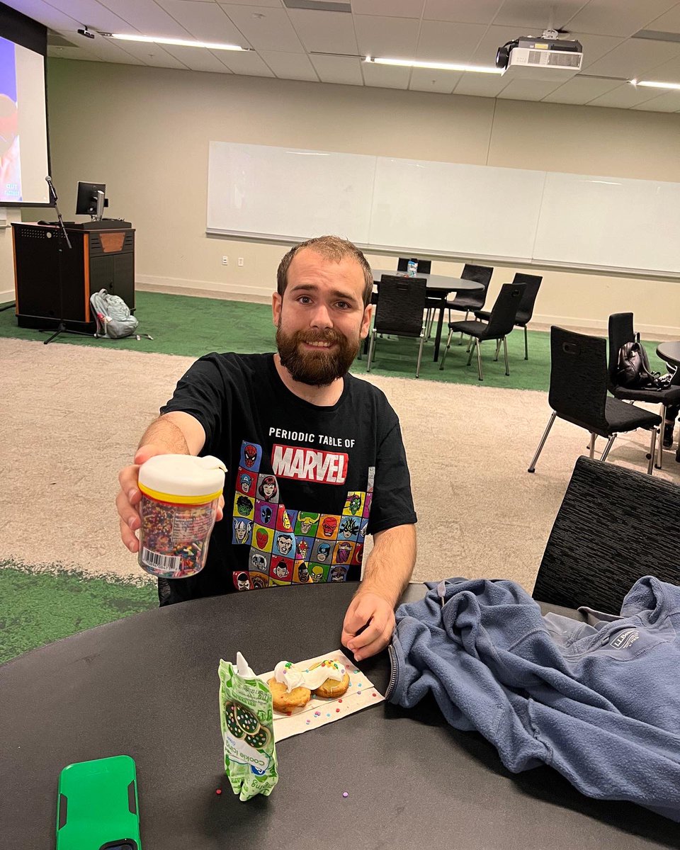 UNTBestBuddies's tweet photo. We had a great time at our cupcake party today! We are so excited for tomorrow!💜 https://t.co/AU0tmEhYbB