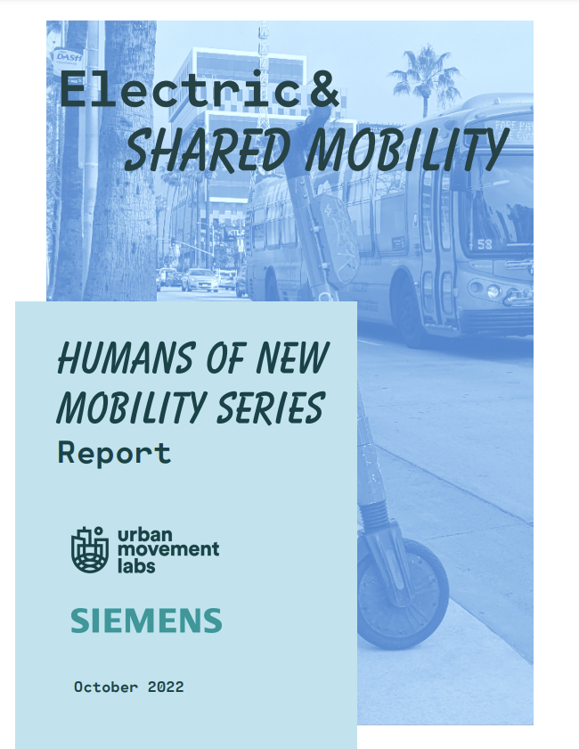 📘 Hot off the press! Check out our report summarizing our "Electric &amp; Shared Mobility" virtual workshop. It includes the main takeaways from our panelists and the recap of the attendees participating on a digital whiteboard. #HumansOfNewMobility urbanmovementlabs.org/publications/#…