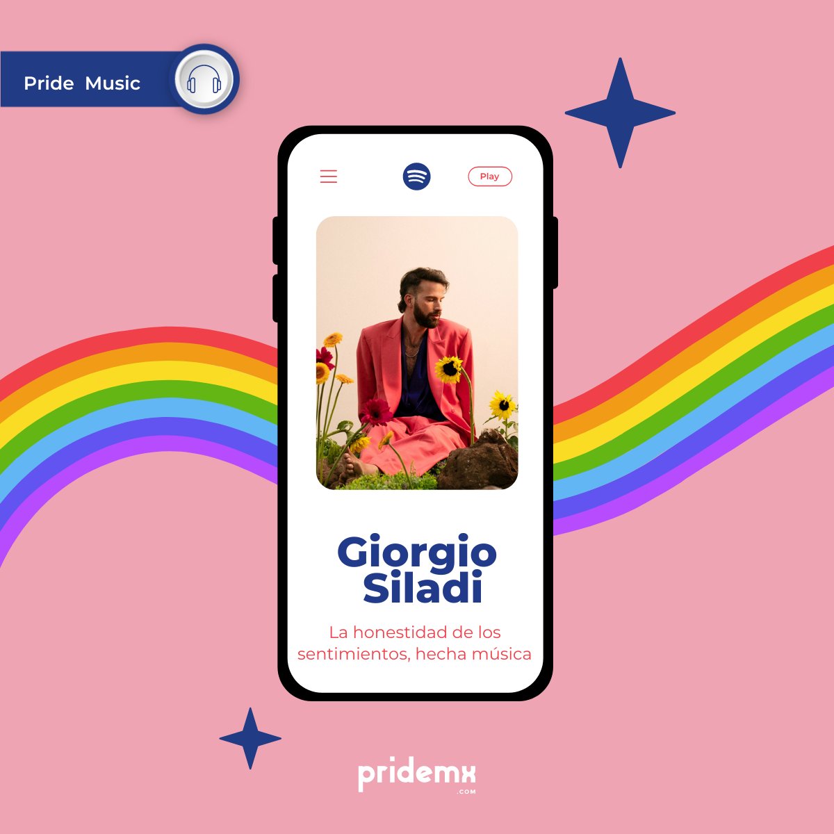PrideMx (@somospridemx) on Twitter photo <a href="/giorgiosiladi/">Giorgio Siladi</a> es nuestrx artista del mes 🎧
Escuchen su música aquí 👉 spoti.fi/3EOCn8I
Encuentra mucha más música y artistas exponentes en pridemx.com ☝🏳️🌈
#PrideMusic <a href="/giorgiosiladi/">Giorgio Siladi</a> es nuestrx artista del mes 🎧
Escuchen su música aquí 👉 spoti.fi/3EOCn8I
Encuentra mucha más música y artistas exponentes en pridemx.com ☝🏳️🌈
#PrideMusic