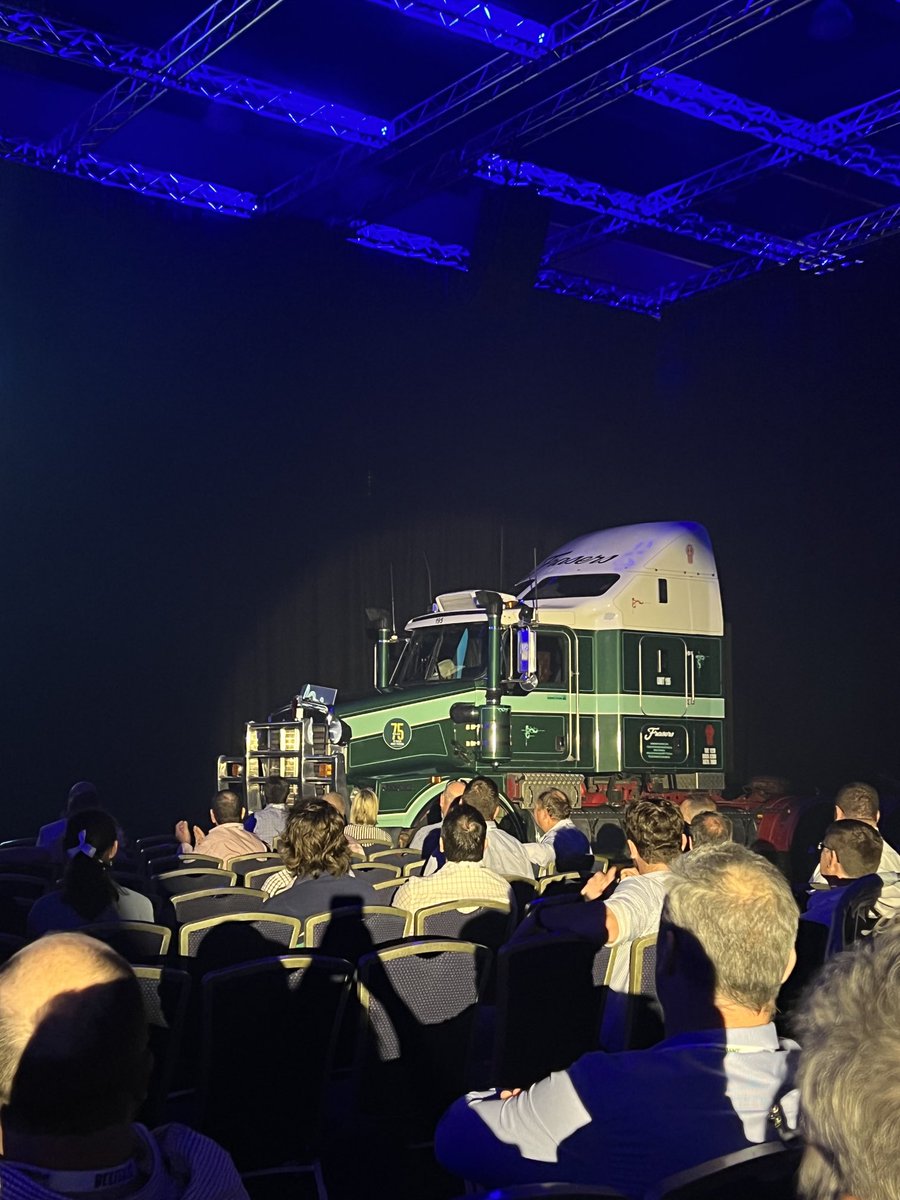 Yes, they drove a truck into the auditorium, only at #beefex22