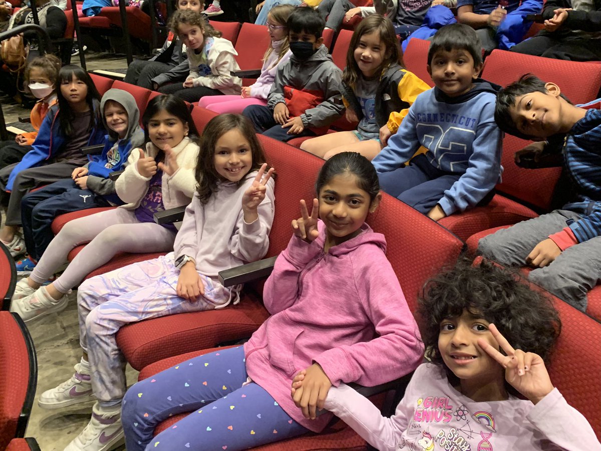 MissThatcher3rd's tweet photo. There was lots of excitement today as we headed out on our FIRST field trip! These hawks left the nest to see a @LightwireTheatr performance with @NCStateLIVE! Ask your 2nd grade student about our fantastic day! @HortonsCreekES https://t.co/QO5hWfUpyn