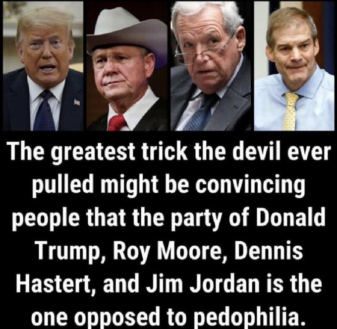 RoGebbyNoFaux's tweet photo. @RepMikeJohnson Good job! 

Glad that you are looking into all those republican degenerates. https://t.co/RwQqZ1OMm3