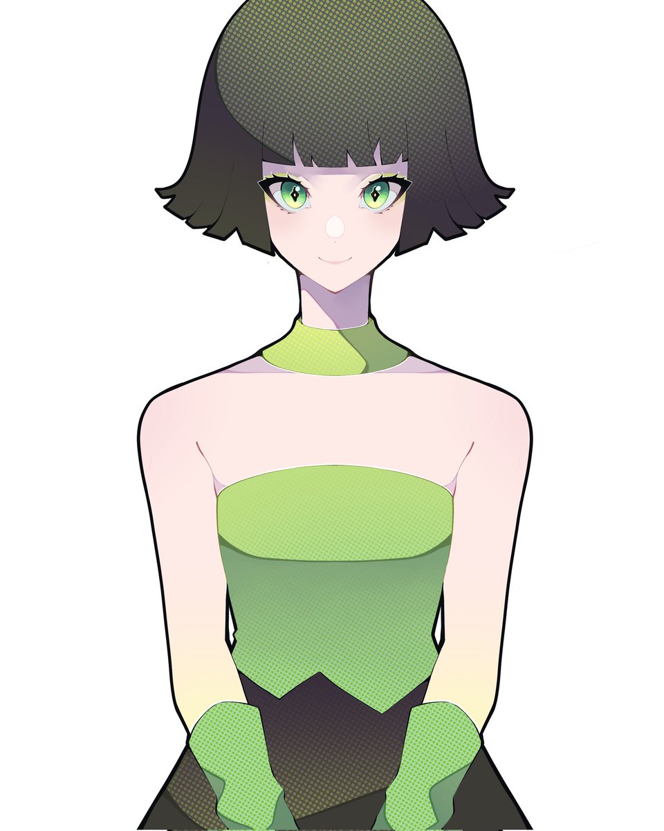 tweemaru's tweet image. 💚 WALKING HEART 💚
#illustration #Illustrator #animeart