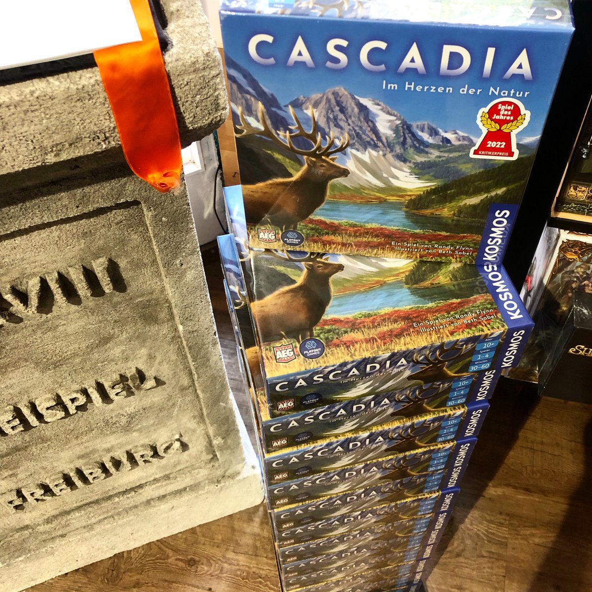 Haben eigentlich alle mitbekommen, dass #cascadia wieder vorrätig ist? Wirkt langsam für ein so gutes #SpieldesJahres