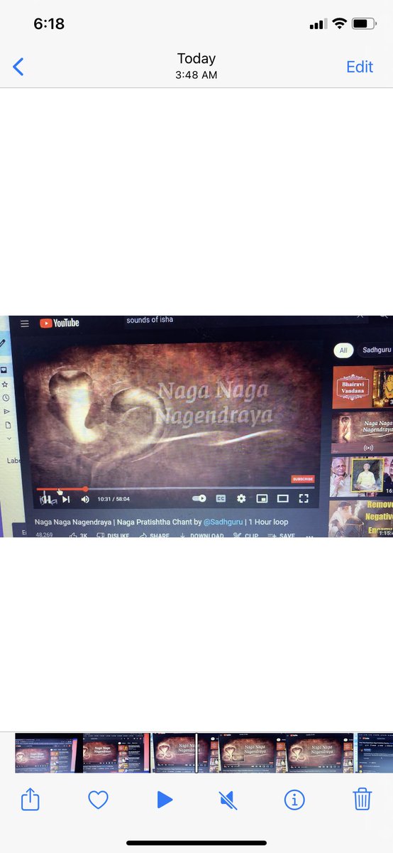 prittyamazing's tweet photo. In my ongoing attempt to gather evidence of the micro aggressions digitally &amp; in real life that I’ve had to endure for years now. 4. I came across this within a day. 1) @soundsofisha YT video “Naga Nagandreya” looks fake but on their channel. 2) IG post of Naaga with Govinda cap. https://t.co/Yj4TpcgXG8