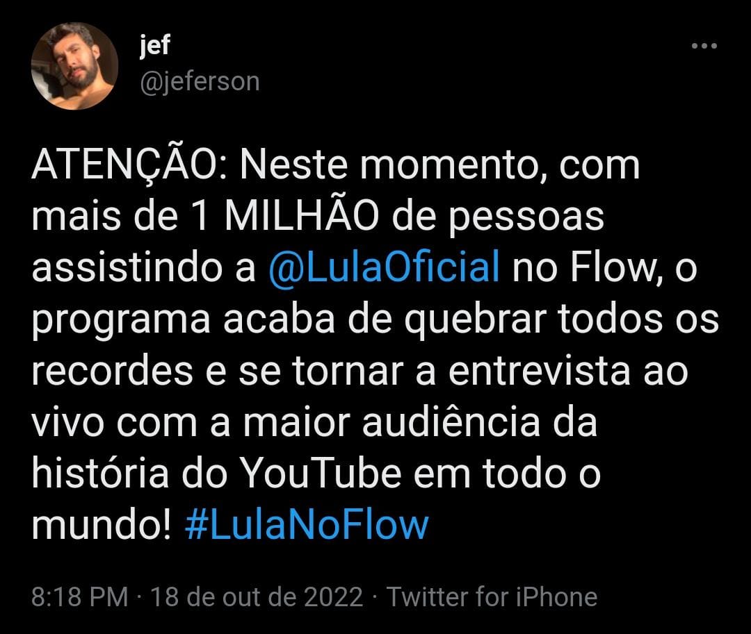JanaCruz's tweet photo. Vraaa! Segura que o homem tá vindo! #LulaPresidente1⃣3️⃣ https://t.co/gbHJwNHidO
