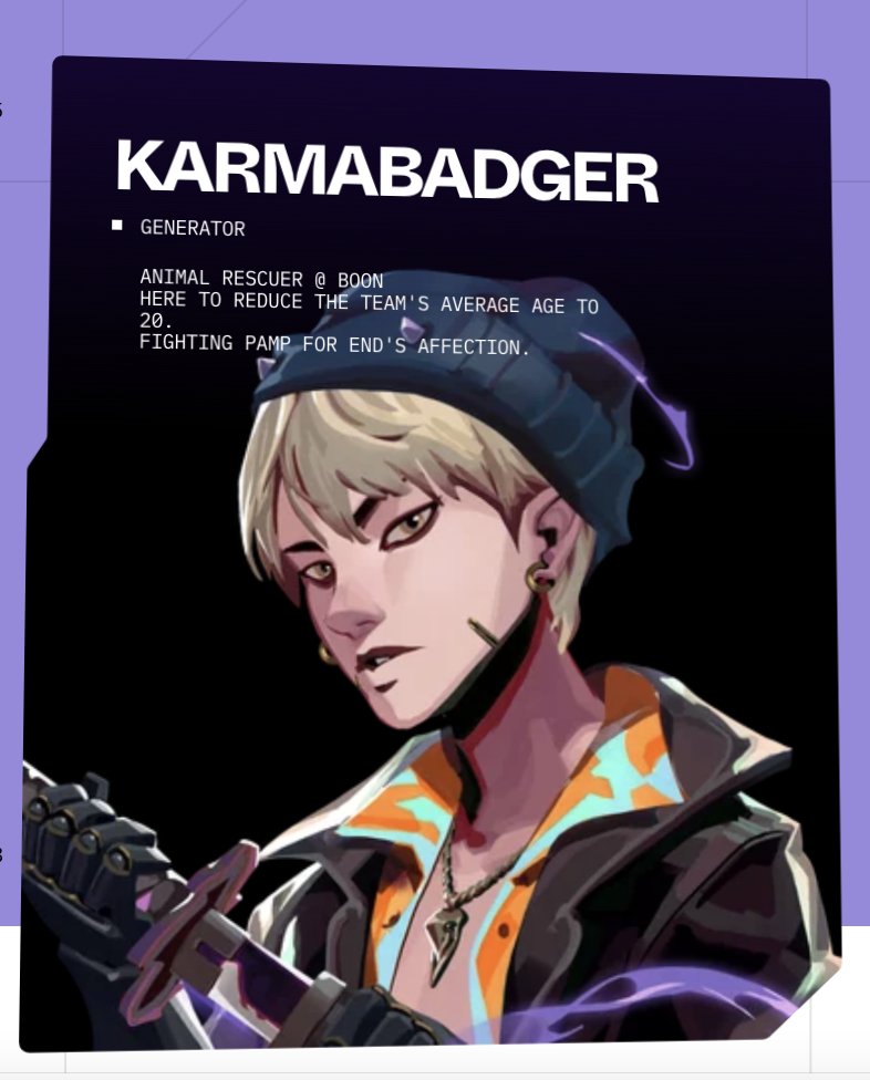 web3nggg's tweet photo. #KARMA the generator is @karmabadger_eth 🤖

The legend, the myth and the man behind the scene
👉 Animal Rescuer at #TeamBoon
👉 MUST BE SUPER YOUNG
👉 #PAMP RIVALRY

And ohhhh the katana... ⚔️

@KPRVERSE #KPR #KPRVERSE https://t.co/JGQIKlNzjb