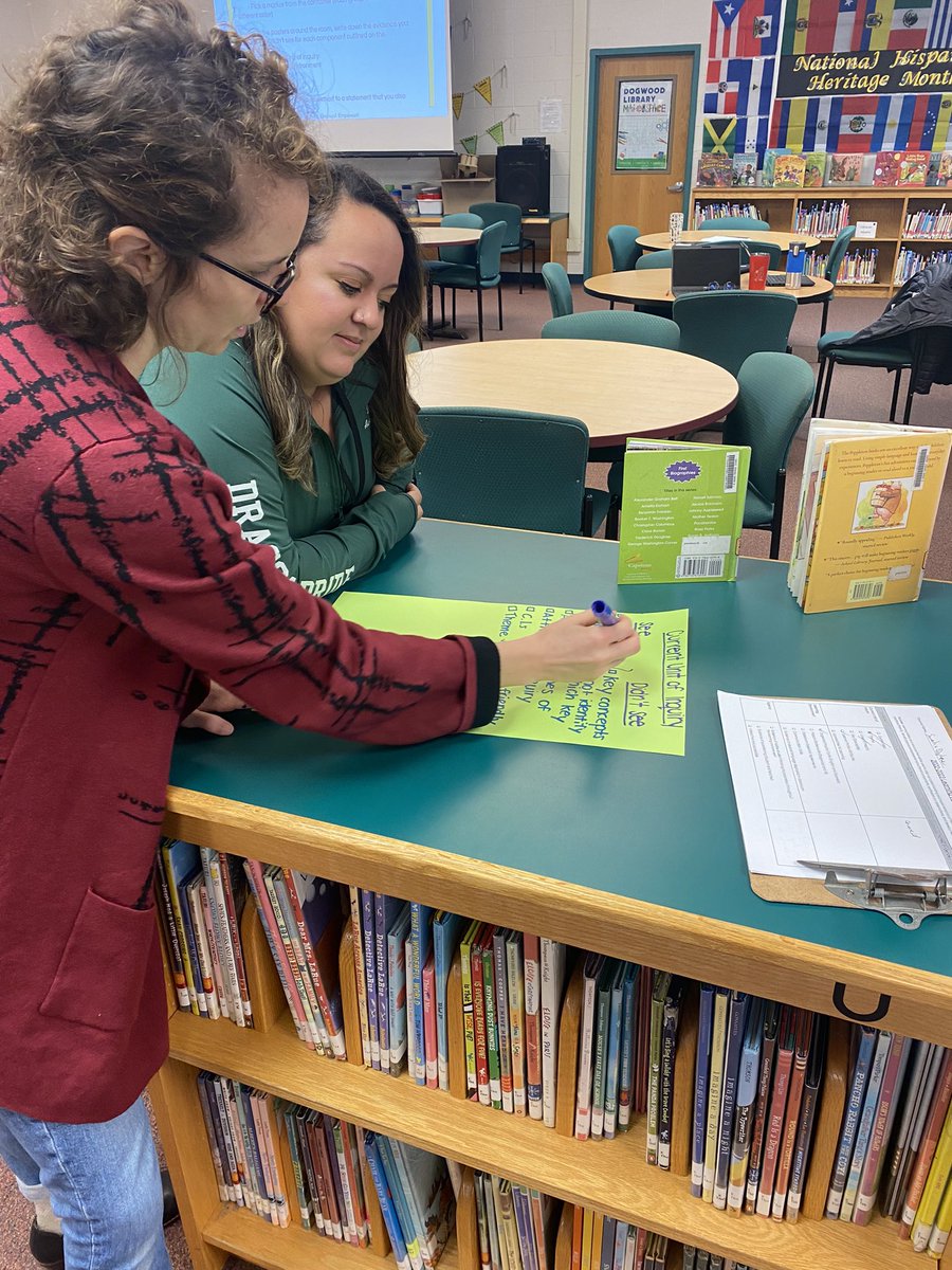 <a href="/DogwoodFairfax/">DogwoodES FairfaxVA</a> PYP leadership team went on environmental learning walks. We determined strengths and areas of growth for making student thinking more visible in all classrooms #reflective #thinkers #communicator #alwayslearning