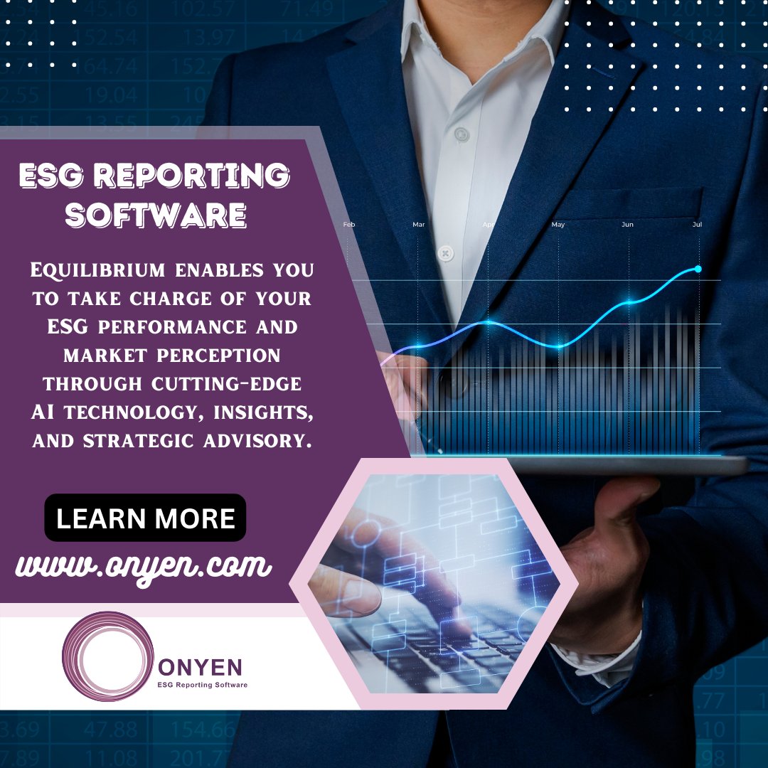 onyencorp's tweet photo. Equilibrium enables you to take charge of your ESG performance and market perception through cutting-edge AI technology, insights, and strategic advisory. Use ESG Reporting Software.
👉👉 https://t.co/iV5oC9gaXF
#ESG #environmental #esgreportingsoftware https://t.co/vMUIv7KvnS