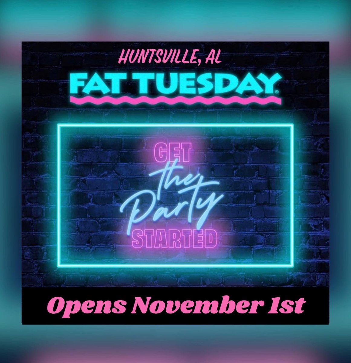 RCityscope's tweet photo. #FirstInAlabama #FatTuesday #OpeningSoon #RocketCityScope

Bridge Street goes Bourbon Street in 2 weeks‼️

Yes, Fat Tuesday opens November 1st in Huntsville, Alabama!

📍 Bridge Street Town Centre https://t.co/EdWy9927Ub