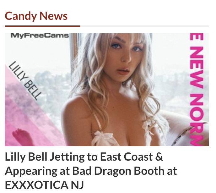 Head over to @candyadlt for the sweet deets on @yourfavlil appering at the @bad_dragon booth this weekend at @EXXXOTICA NJ! candy.adult/news/lilly-bel…
