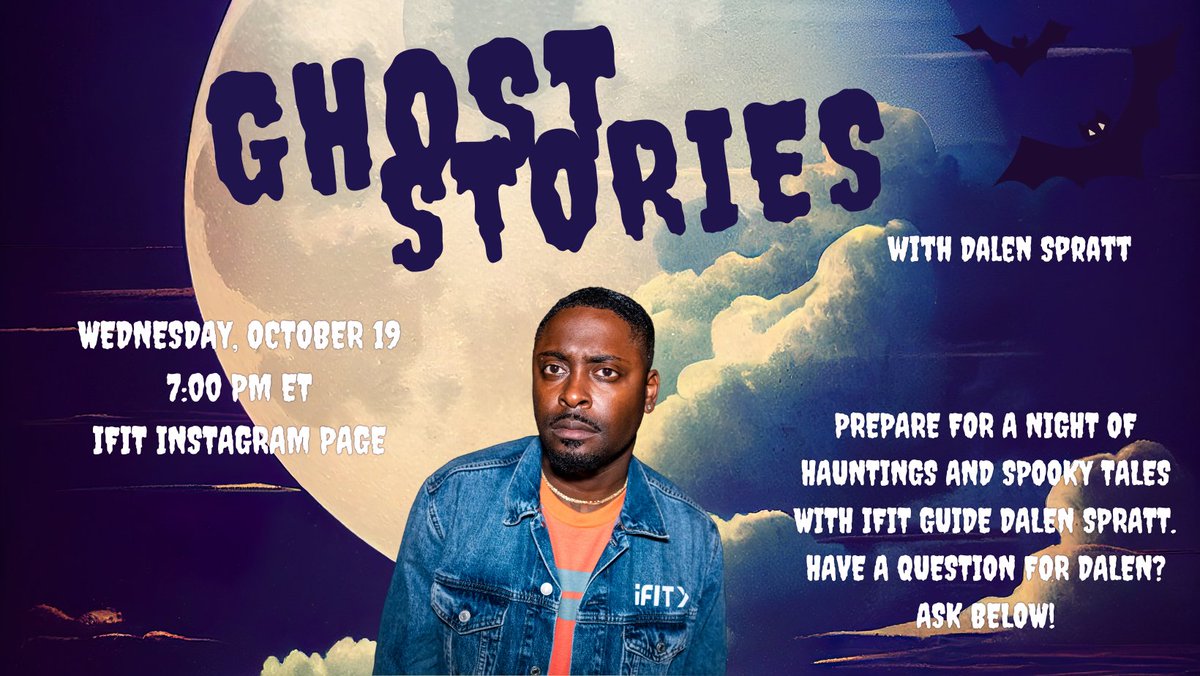 Don't miss it! iFIT Guide Dalen Spratt is going LIVE on our Instagram tomorrow night to tell some (very real) ghost stories, talk about his experience with spirit hauntings, his iFIT series and even answer member questions! Have a question for Dalen? Drop it below. ⬇️
