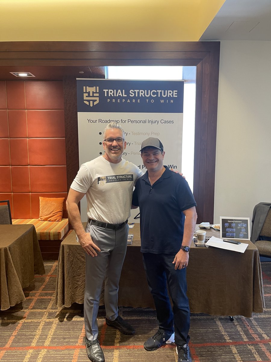 TrialStructure's tweet photo. Trial structure had a great time at the Arizona Association for Justice annual convention. Thank you to all the attorneys who came to hear the excellent speakers. No matter your age/years you have in business, it is always great to see the desire for more education. https://t.co/W2yYnfjQjH