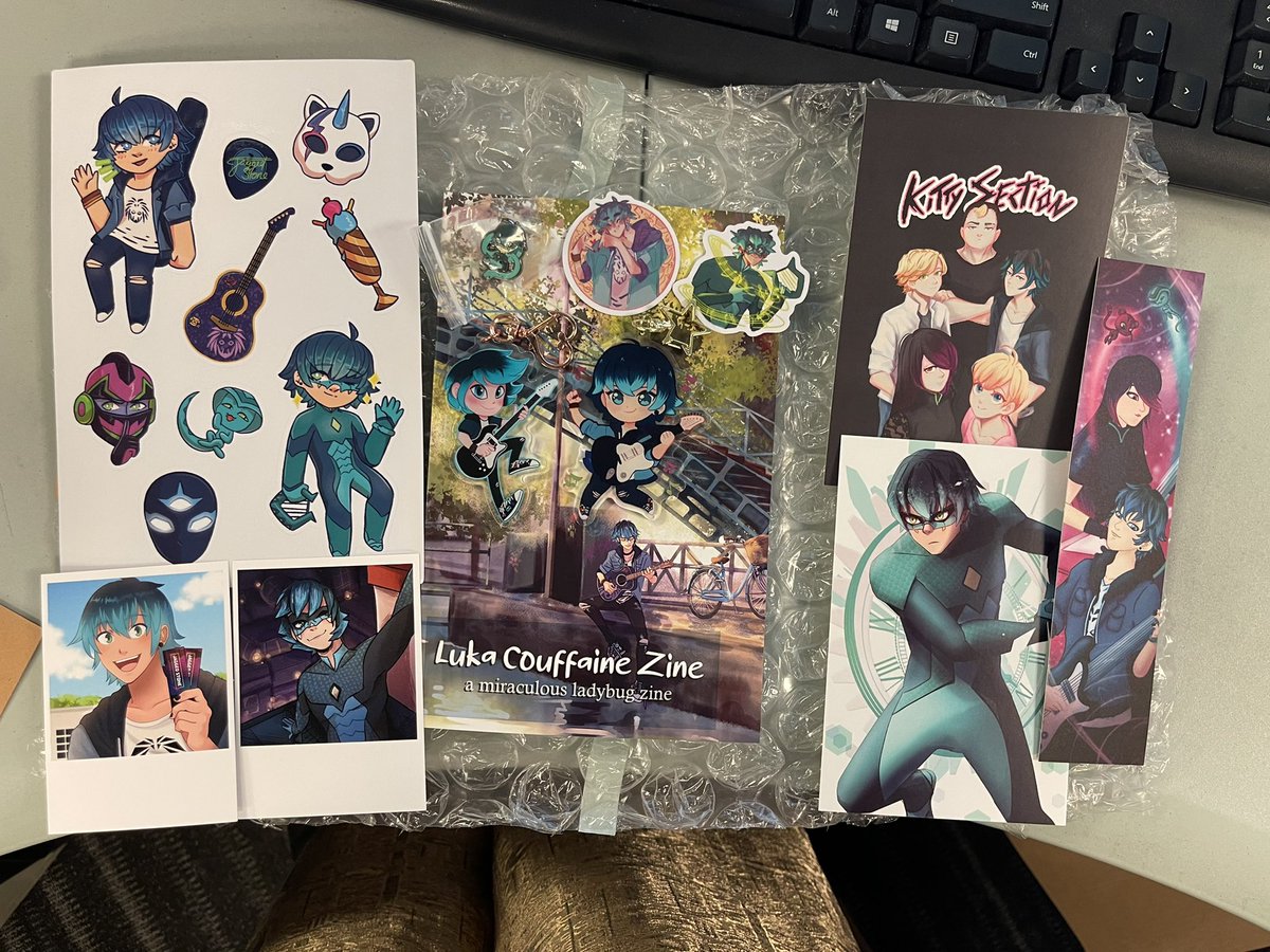 HE'S HERE!!!

I didn't expect <a href="/LukaZine/">Luka Couffaine Zine: DONATION MADE</a> to be here so soon, but it absolutely made my week! Thank you to everyone who made this possible 💙