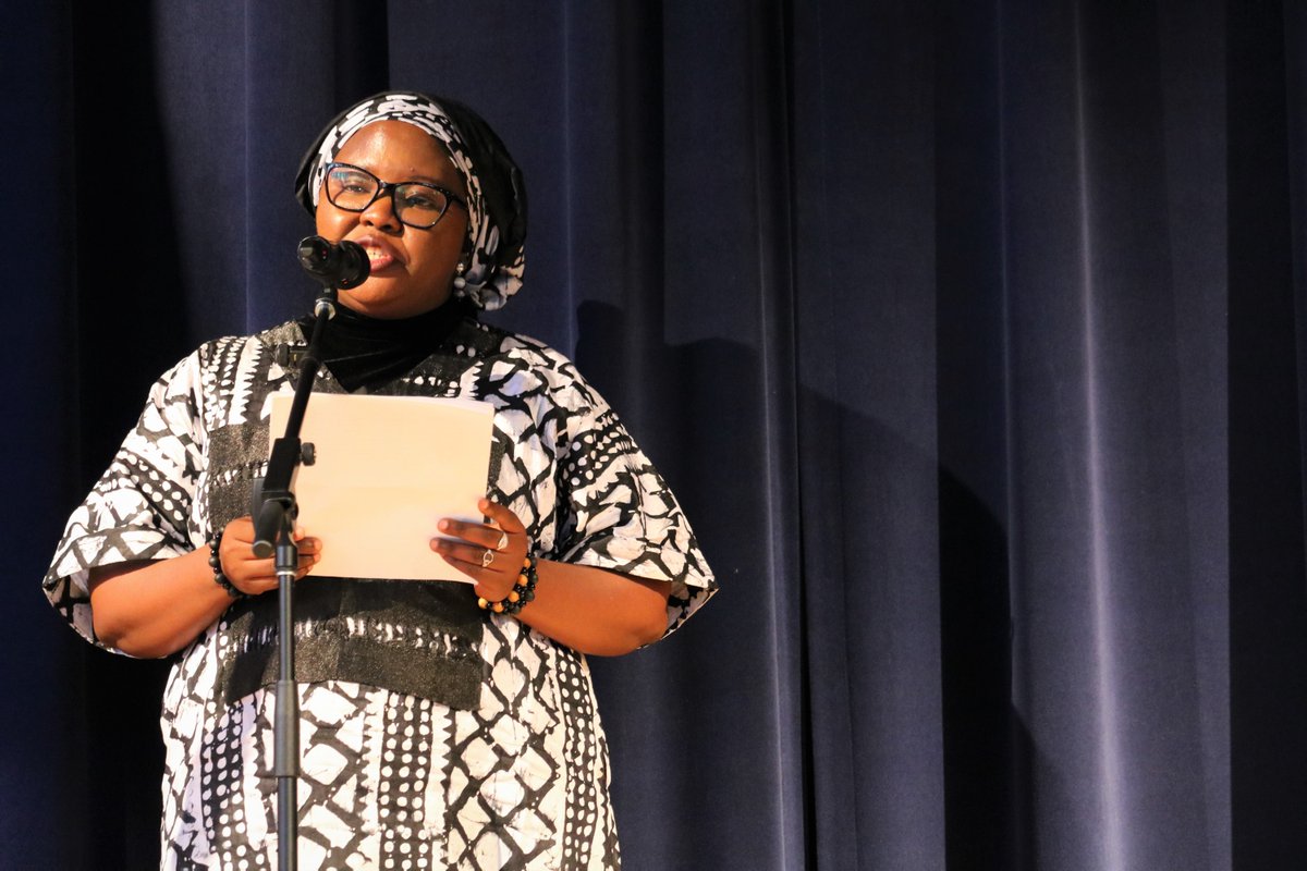 CoadyStFX's tweet photo. During the weekend's @StFXUniversity Homecoming events, #CoadyGrad Rabi Adamu Musa of Nigeria received the annual Katherine Fleming International Development Award, presented by family and friends of the late Katherine (Katie) Fleming, including her daughter, Madeline Zutt. https://t.co/o5uw7O0vmi